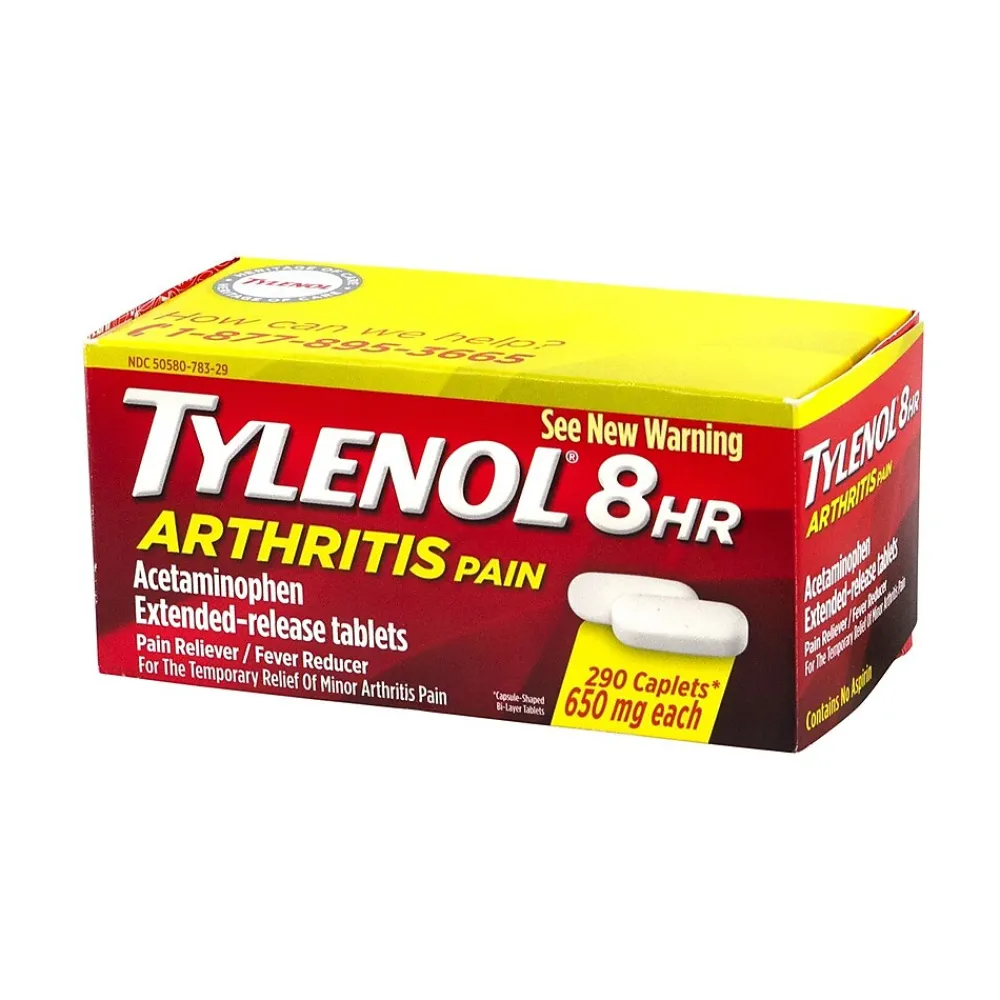 Tylenol 8-Hour Arthritis Pain Extended-Release Tablets, 650mg, 290 Count (83829)