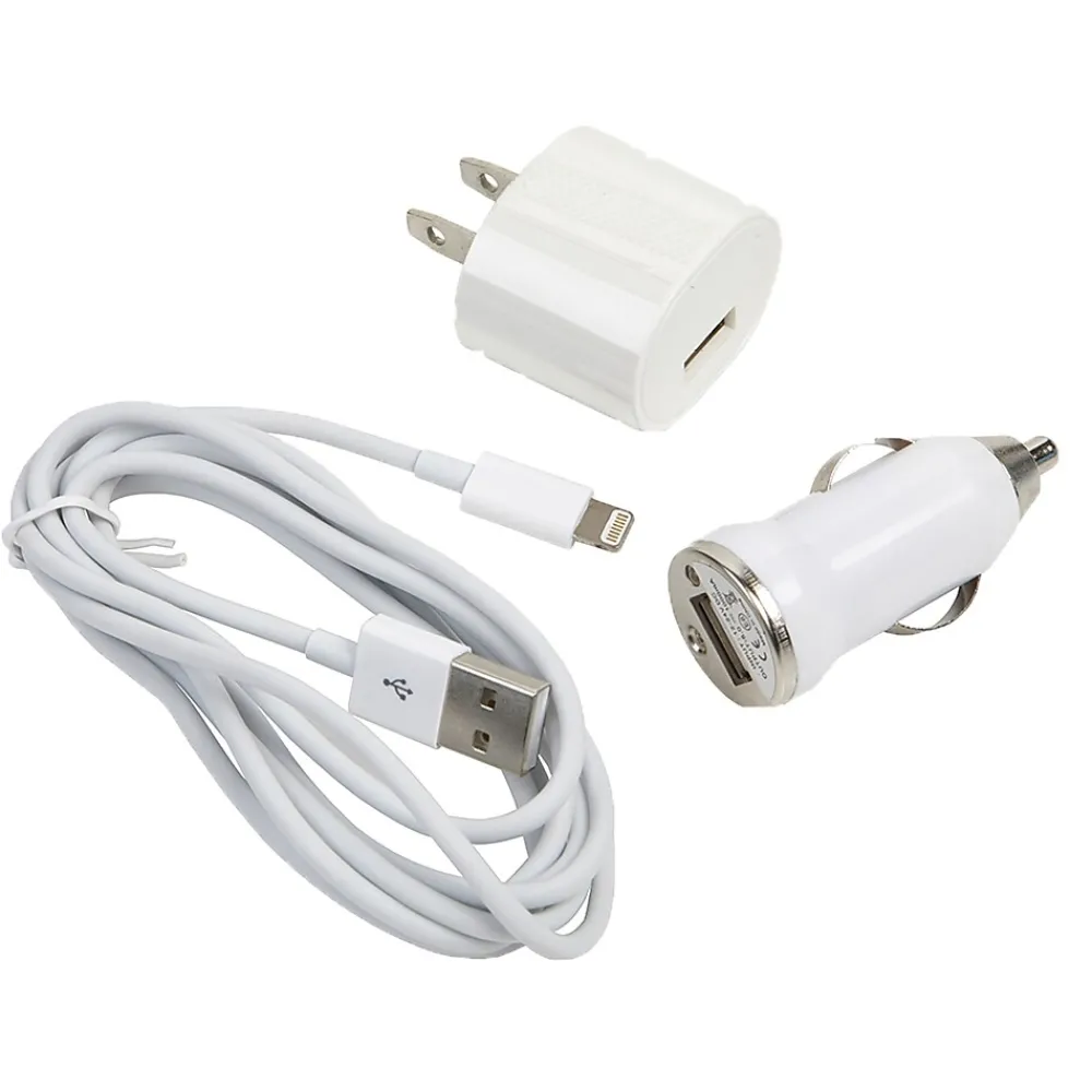 Ultralast Lightning Charge and Sync Kit, White, (CEL-CHG8W-6)