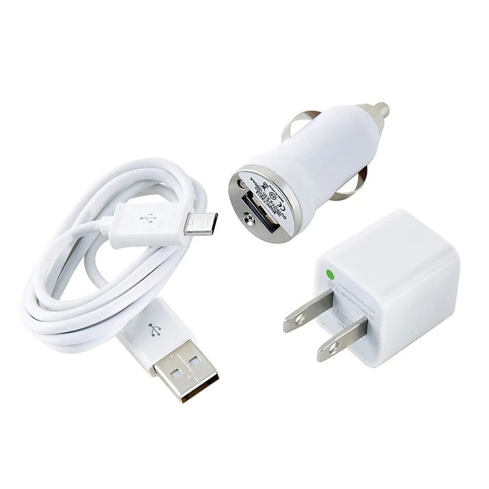 Ultralast Micro USB Charge and Sync Kit, White, (CEL-CHGMICRO-6)