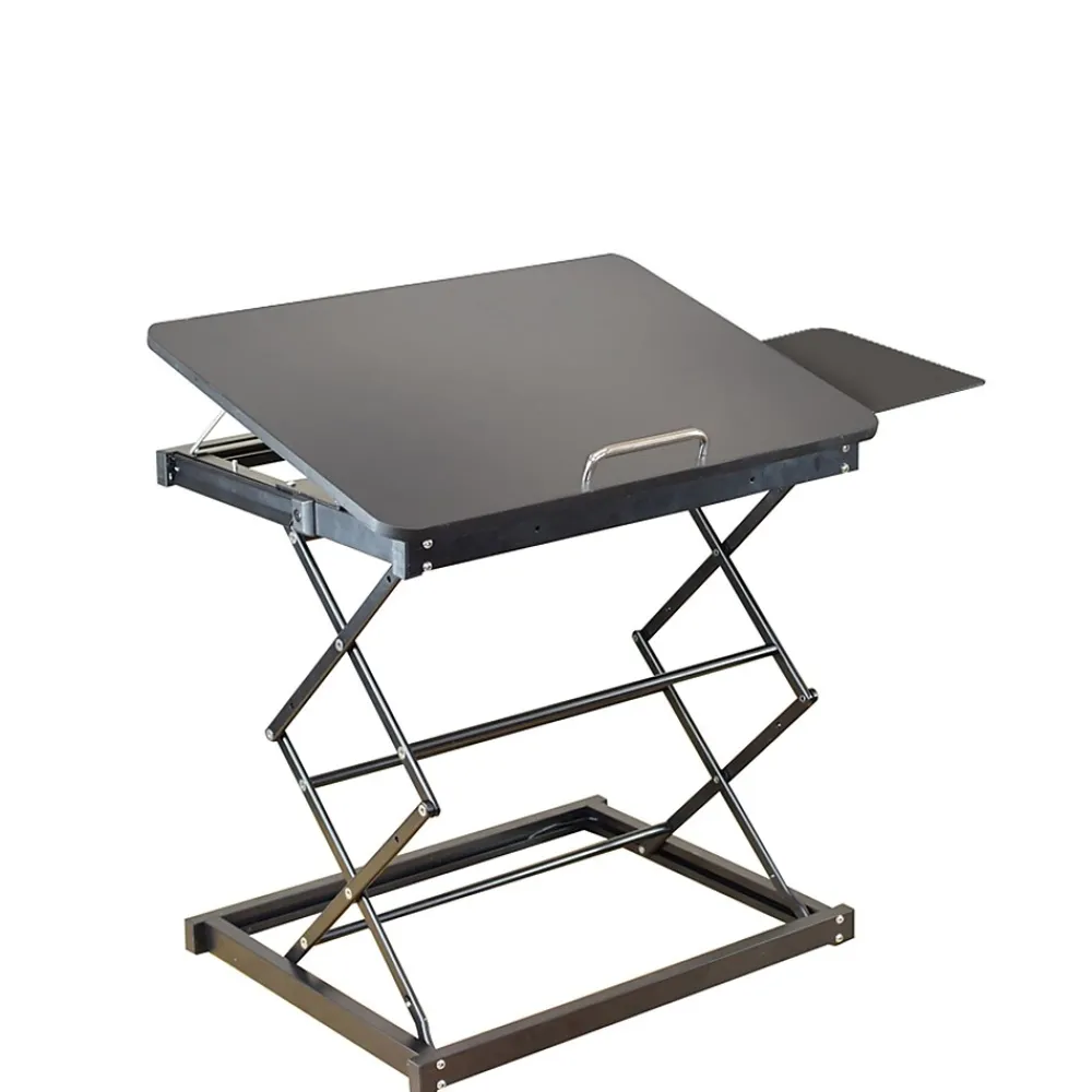 Uncaged Ergonomics CD4 16.25" x 12.25" Metal Laptop Stand, Black (CD4-b)