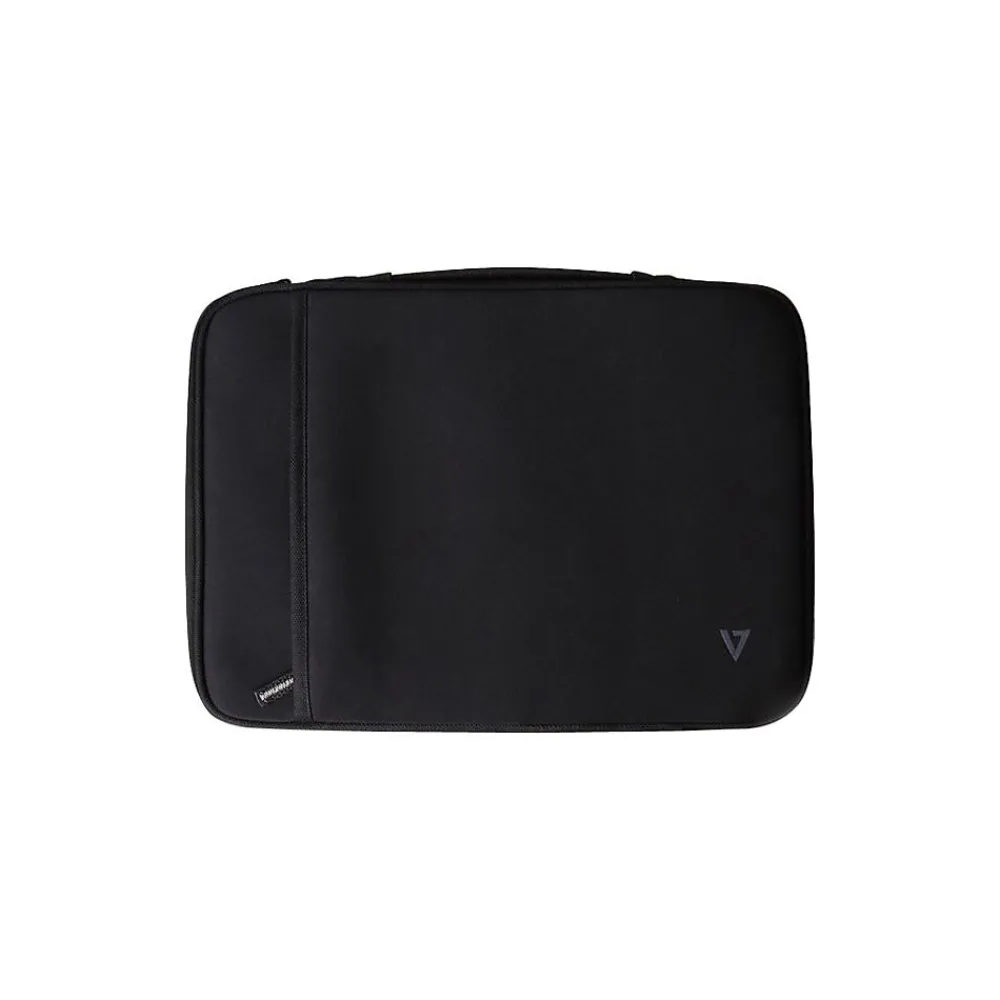 V7 Laptop Sleeve, Black Neoprene (CSE5H-BLK-9N)