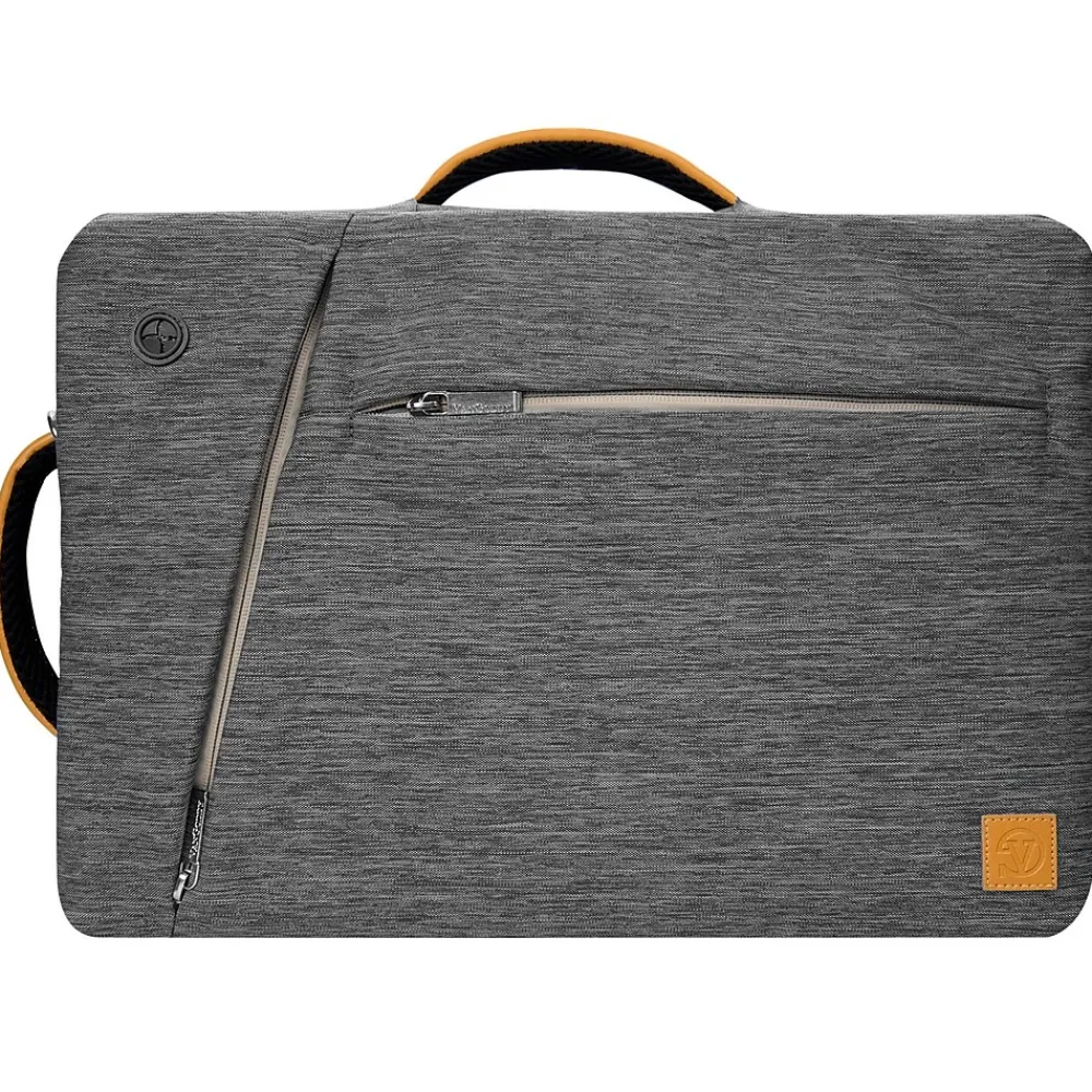 Vangoddy Laptop Messenger, Gray Nylon (LAPLEA022)