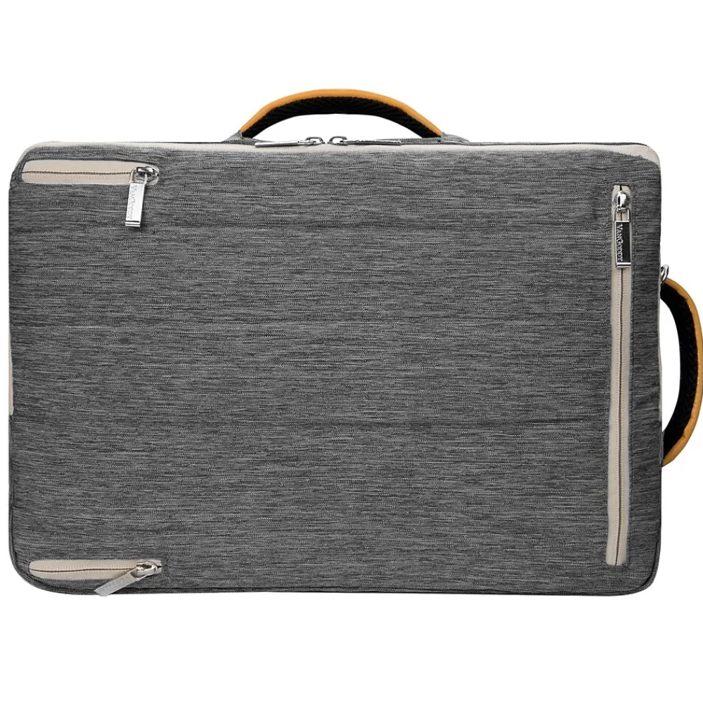 Vangoddy Laptop Messenger, Gray Nylon (LAPLEA022)