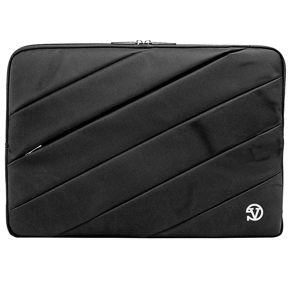 Vangoddy Laptop Sleeve, Black Canvas (NBKLEA111)