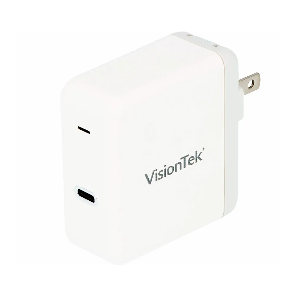 VisionTek USB-C 30W Quick Charger, White (901282)