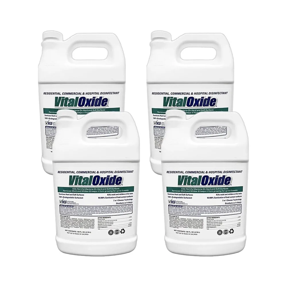 Vital Oxide Disinfecting Cleaner, 128 Fl. Oz., 4/Carton (CH255)