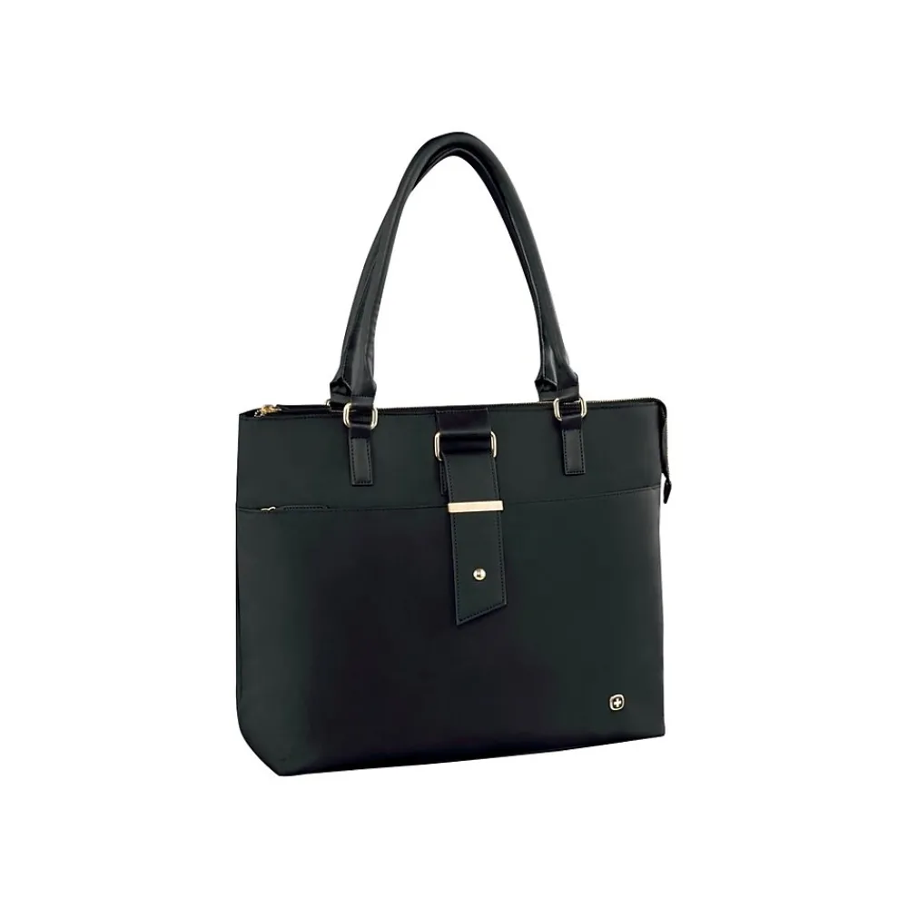 Wenger Ana Laptop Tote, Black Nylon (600772)