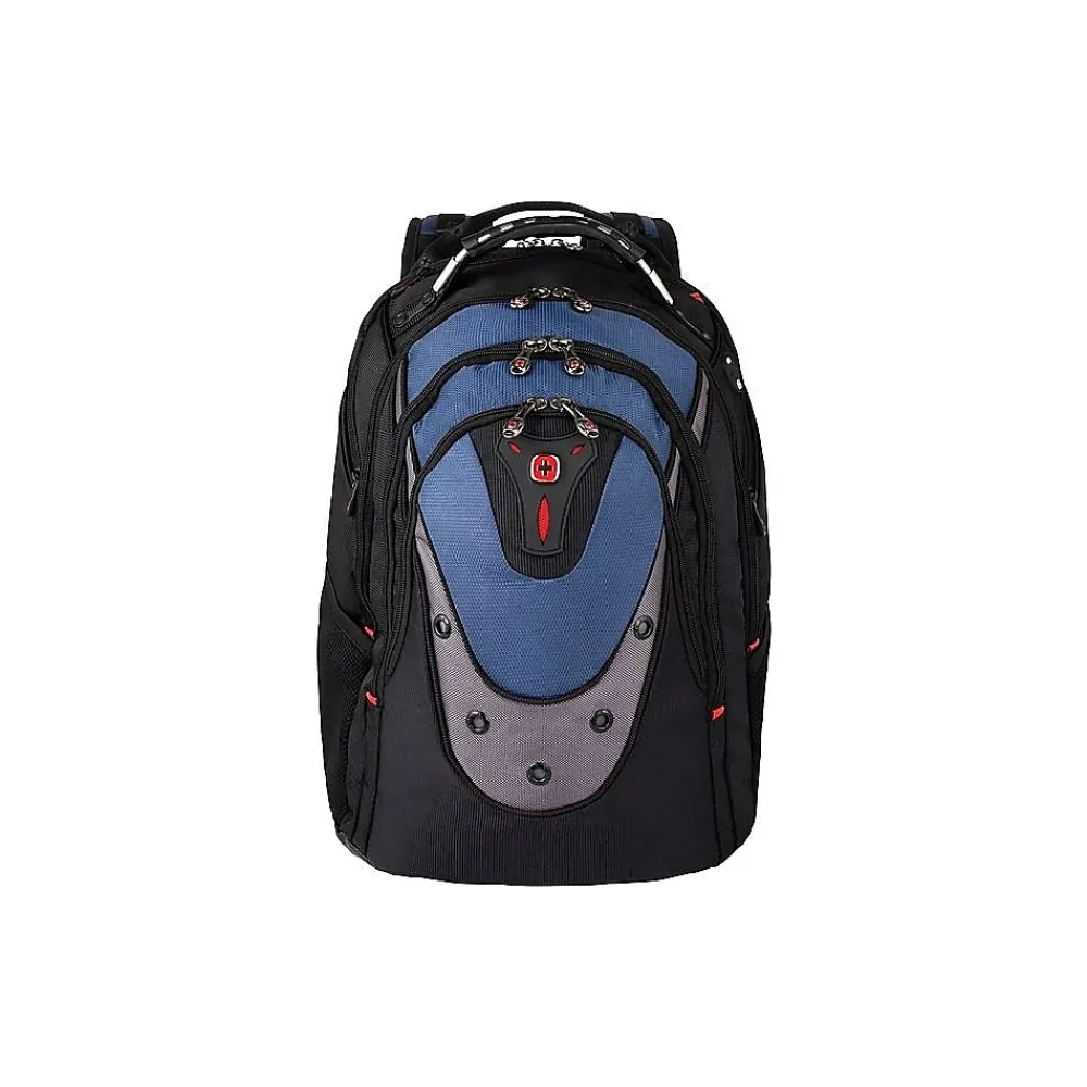 Wenger Ibex Laptop Backpack, Black/Blue (27316060)