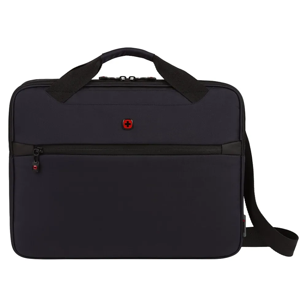 Wenger Notion Laptop Slim Briefcase, Dark Navy Polyester (WG3863302581)