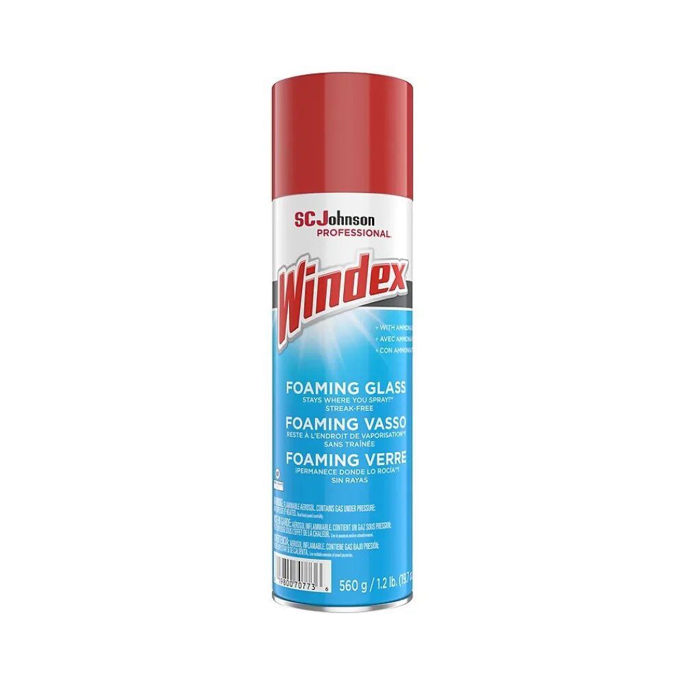 Windex Foaming Glass Cleaner Aerosol, 19.7 Oz. (333813)