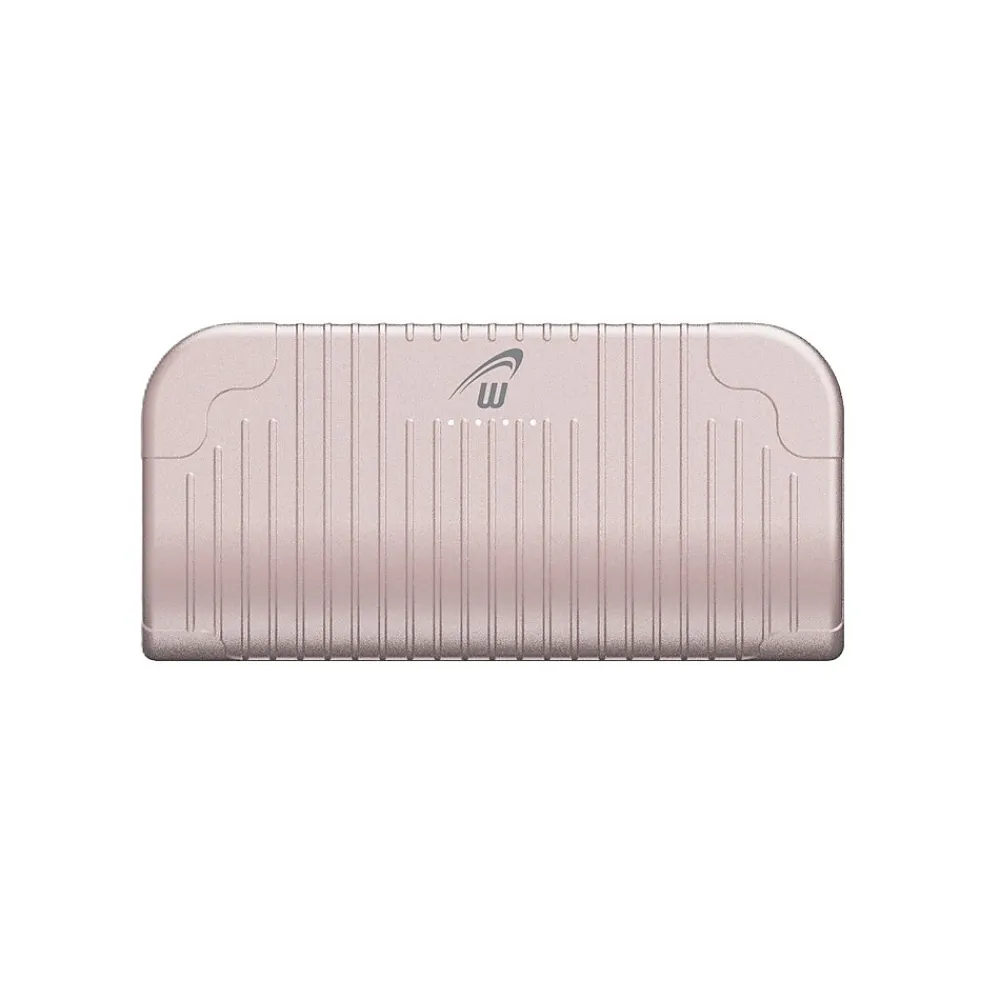 Worryfree Gadgets USB-C Power Bank, 5000 mAh, Pink (WED02)