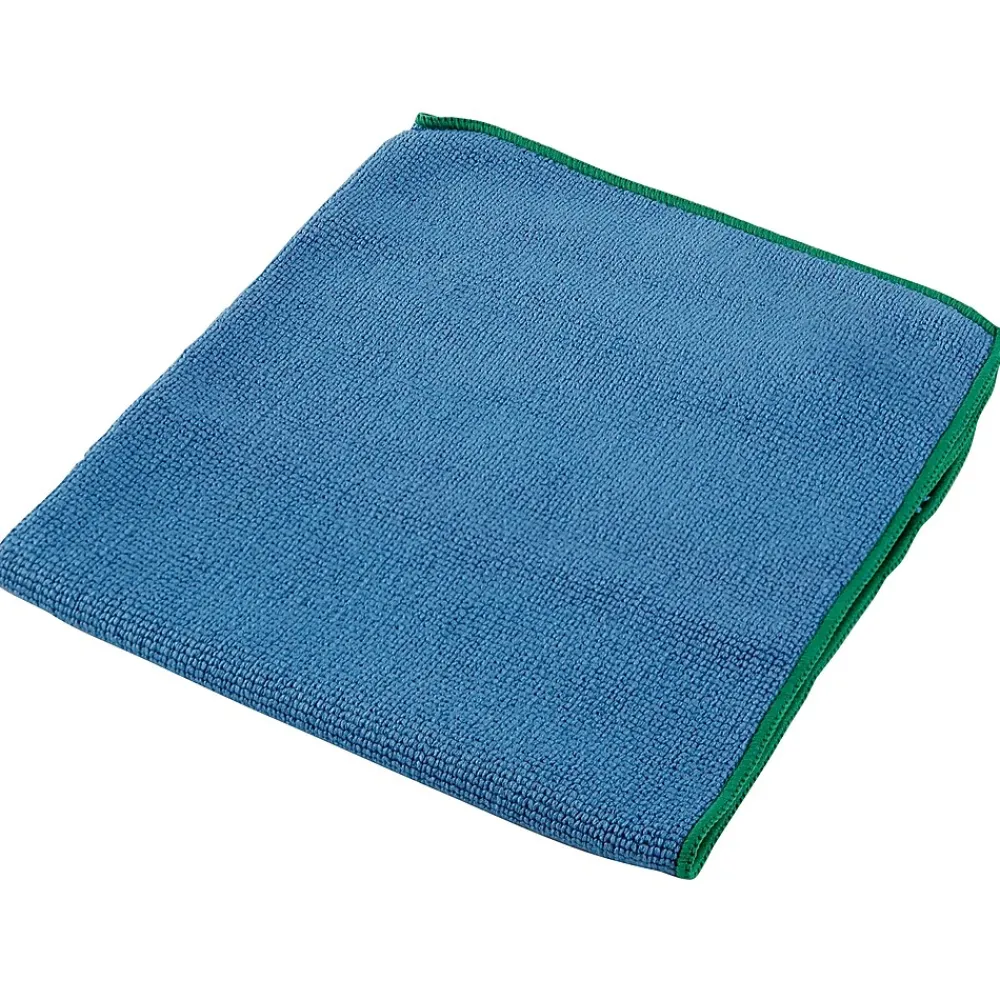 WypAll Microfiber Cleaning Cloths, 15.75" x 15.75", Blue, 6 Cloths/Pack (83620)